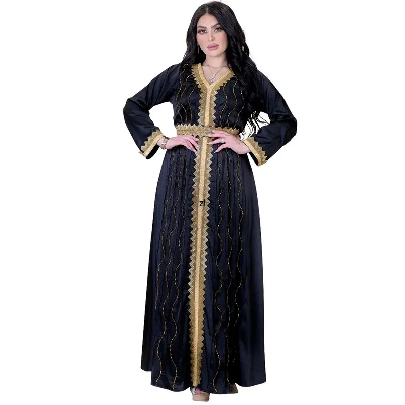 

abaya dubai turkey kaftan muslim abayas dresses for women 2022 fashion arabic femme kaftan islam clothing casual robe
