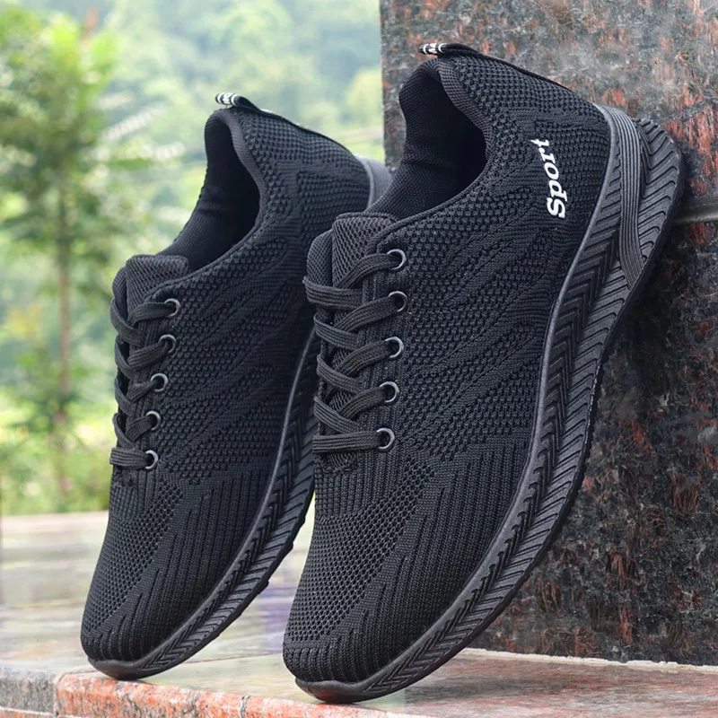 

Shoes men's new flying woven shoes sneakers men's casual shoes
