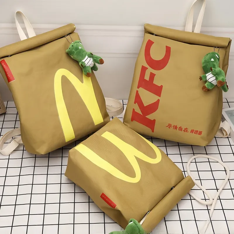 Рюкзак Mcdonald Kfc School Drawstring Kawai персонализированный студенческий рюкзак