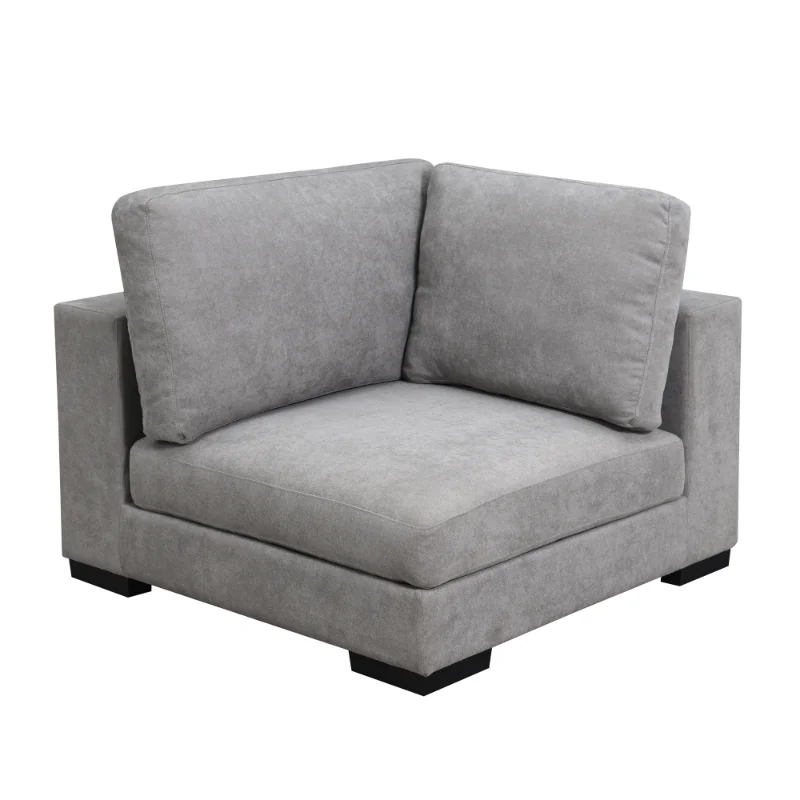 

Orisfur Fabric Upholstered Modular Sofa Collection\ Modular Customizable and Reconfigurable Deep Seating\ Corner