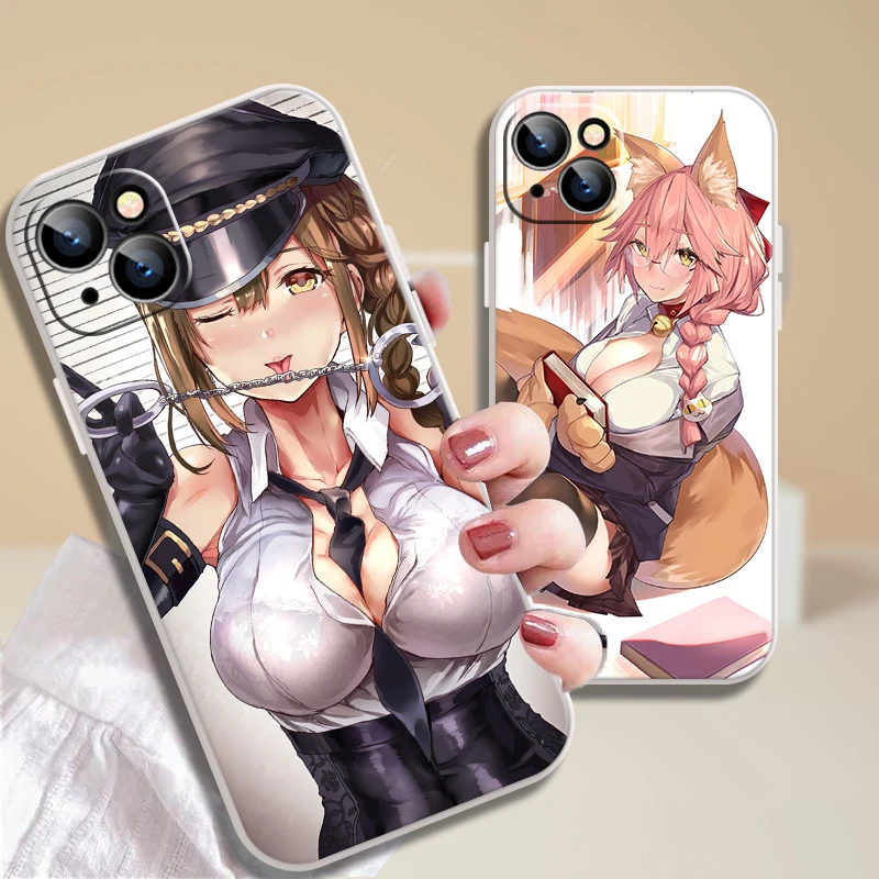 

Beautiful Girl Of Cartoon iPhone Case For iPhone 12 13 11 Xr 6s Plus Max SE XR 7 12 Xs X 8 Mini 2020 6 ProMax Cover Vintage