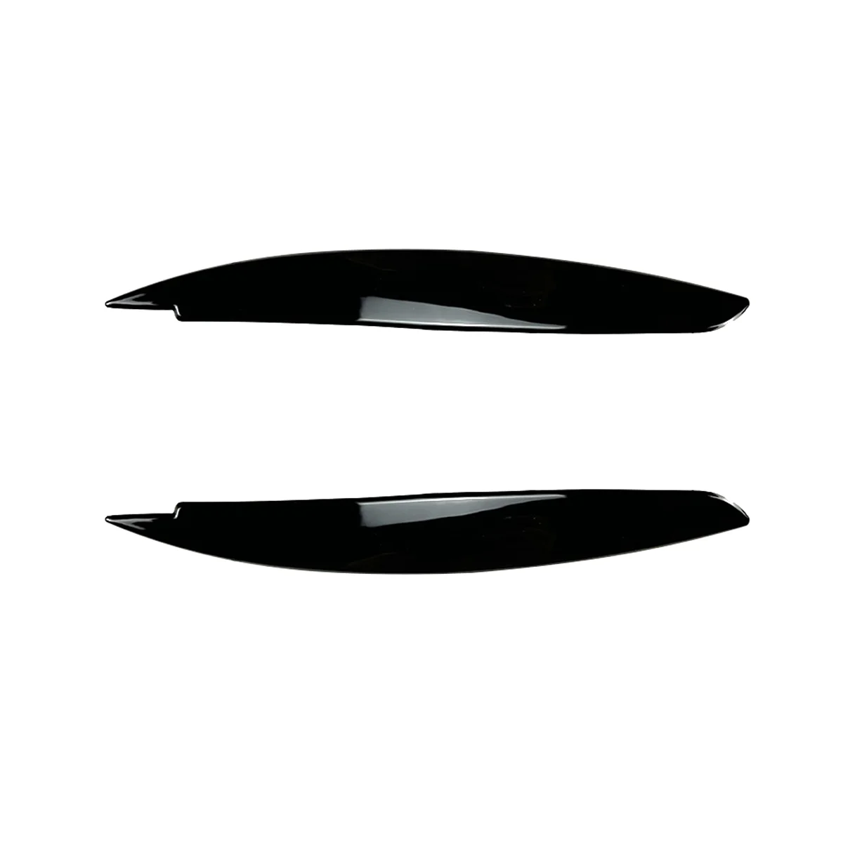 

Car Gloss Black Headlight Lamp Eyebrows Cover Trim for 1 Series E81 E82 E87 E88 2008-2013 Car Eyelids Lids