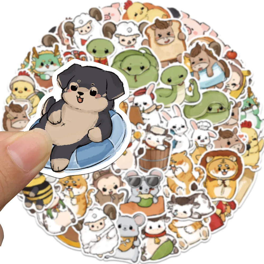 10/30/60 шт. милые животные фотонаклейки граффити сделай сам скрапбукинг чемодан