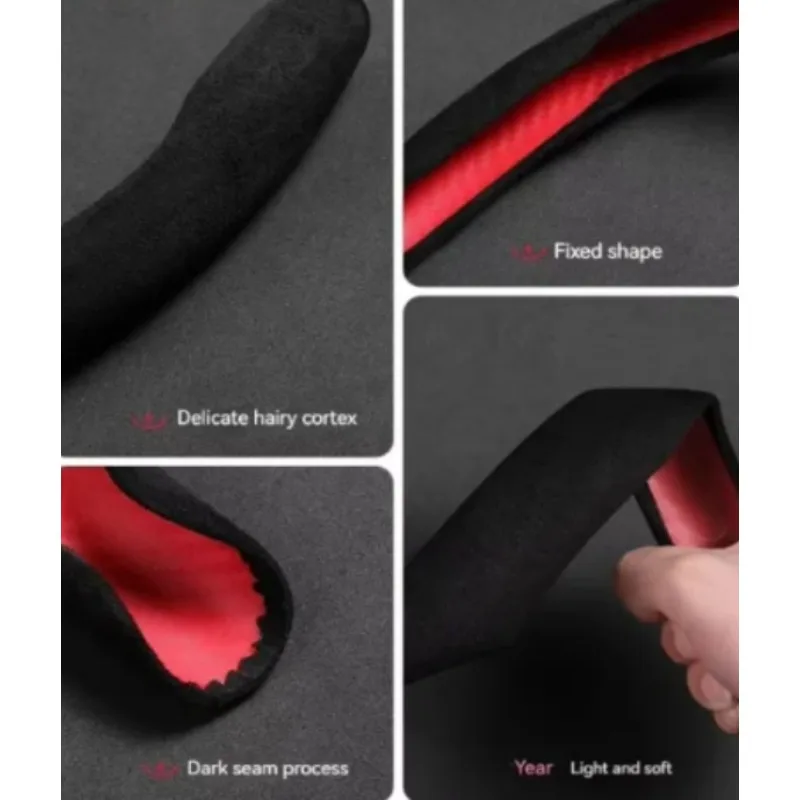 Фото Подходит для чехла на руль Vinfast Premium Suede, нескользящий и прочный, для моделей Vf 3 5 6 7 E34 8 9 Herio Limo. №4