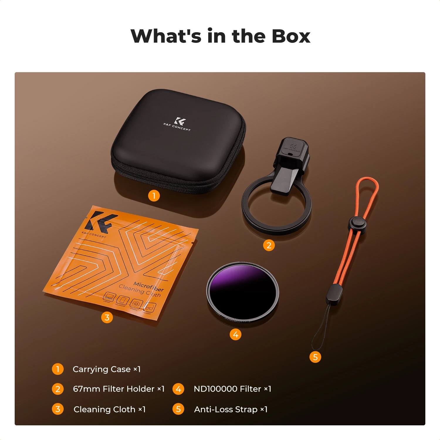 Фильтр для смартфона K&F CONCEPT ND100000 для съемки солнечного затмения, 58 мм, 67 мм, универсальный адаптер-клипса для iPhone, Xiaomi, Samsung (art.: 3920dc7cd6690) - 3920dc7cd6690