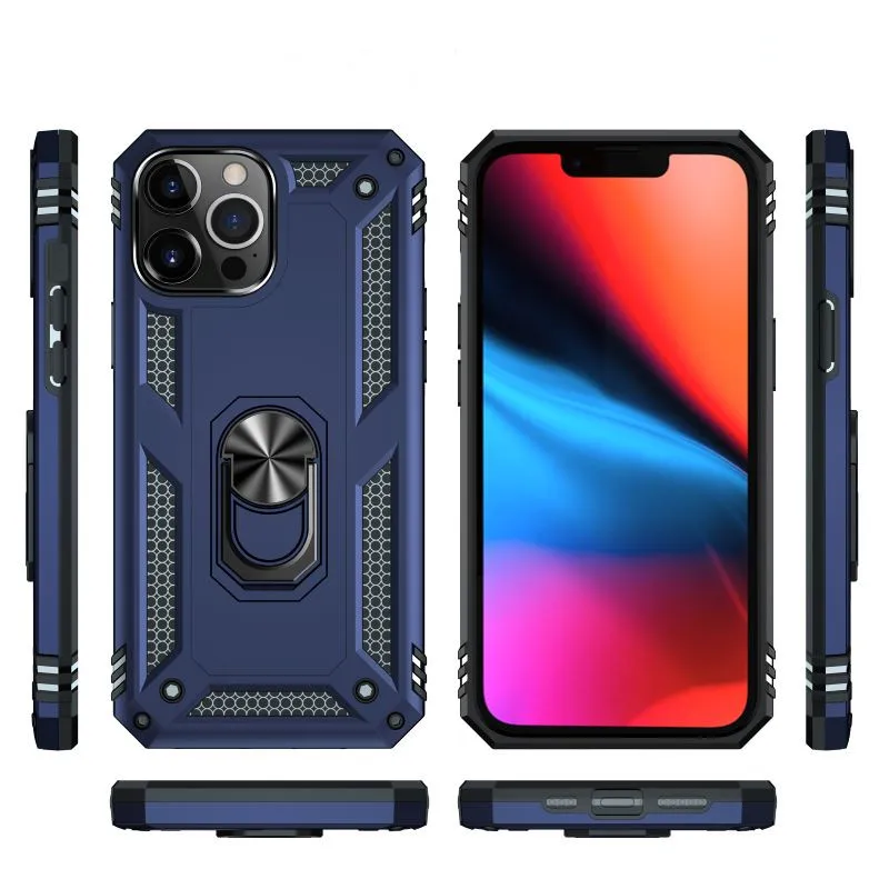 

Shockproof Armor Metal Ring Case For For Huawei P40 P30 P20 mate30 20 Lite Pro Nova 6 7 SE P Smart 2020 Y9 Prime PhoneCover