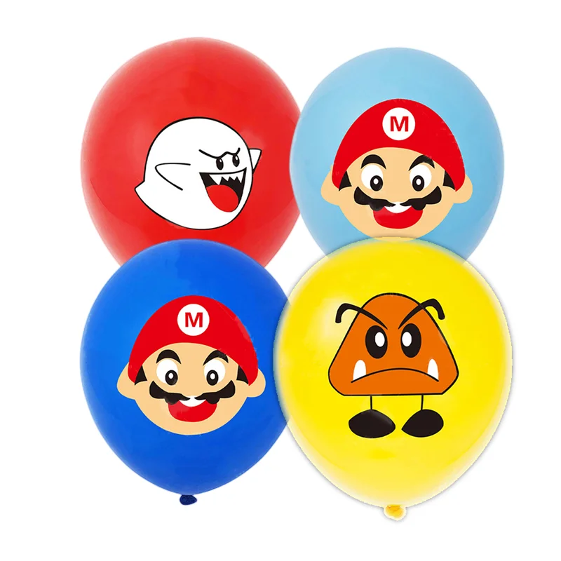 

Мультяшные воздушные шары Super-brother Baby Shower, украшения для дня рождения, 12 дюймов, набор воздушных шаров для свадьбы, товары для подарка мальчик...