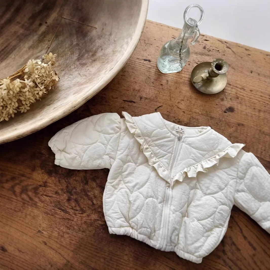 Детская осенне-зимняя куртка INS в корейском стиле легкое хлопковое пальто на