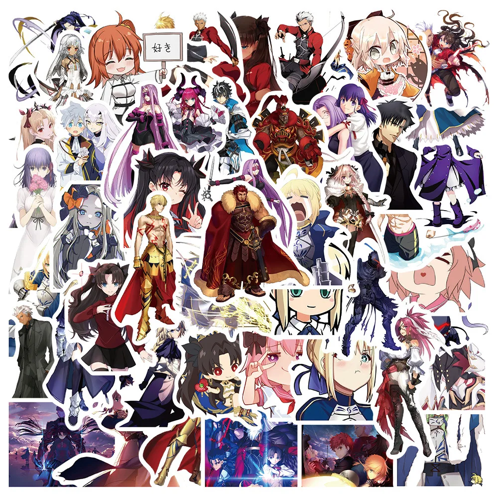 

Fate наклейки из игры аниме граффити водостойкая наклейка эстетика для мотоцикла гитары скейтборда ноутбука наклейки Детские Классические и...