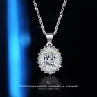 Новинка 2022 роскошное овальное серебряное ожерелье на шею для женщин ювелирные изделия Подарок на годовщину оптом X6799