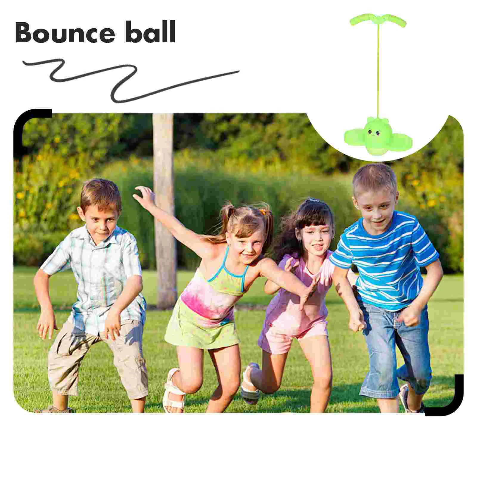 Детские игрушки для фитнеса прыгающий мяч банджи-джемпер детский домашний с