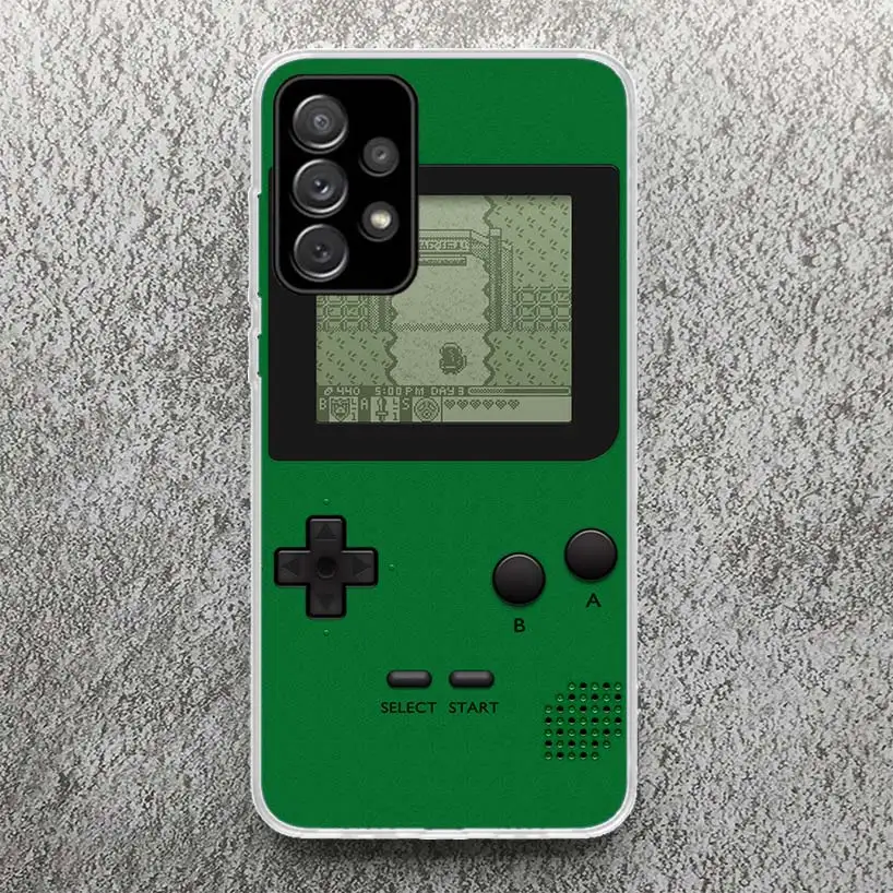 Gameboy Boy Game Print Soft Case for Samsung A51 A50 A21S A70 A71 Phone Shell A31 A41 A10 A20E A30 A40 A6 A7 A8 A9 Pattern Cover images - 6