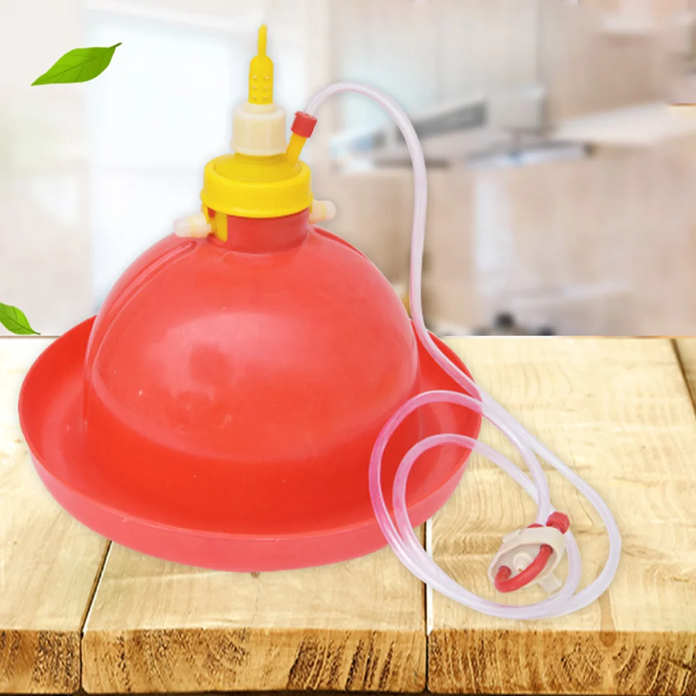 

1 Set of Automatic Poultry Feeder Device Duck Water Kit Farm Use Automatic Feeder for Chicken