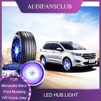 hub light car floating illumination wheel caps led light center cover for mercedes benz ford mustang vw acura jeep nissan kia