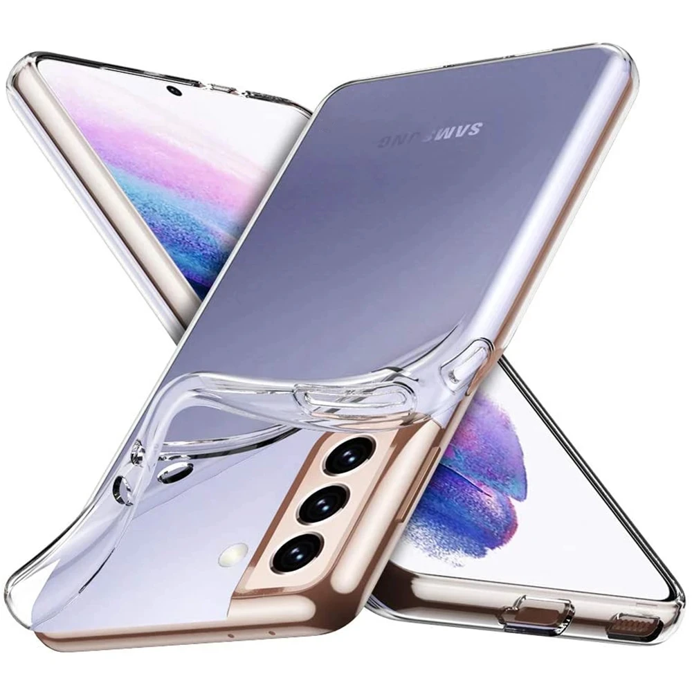 

Ultra Thin Clear Silicone Case for Samsung Galaxy S23 S22 S21 Ultra 5G S20 FE S21+ S10 Plus S10e S9 S8 TPU Cover Skin Gel Shell