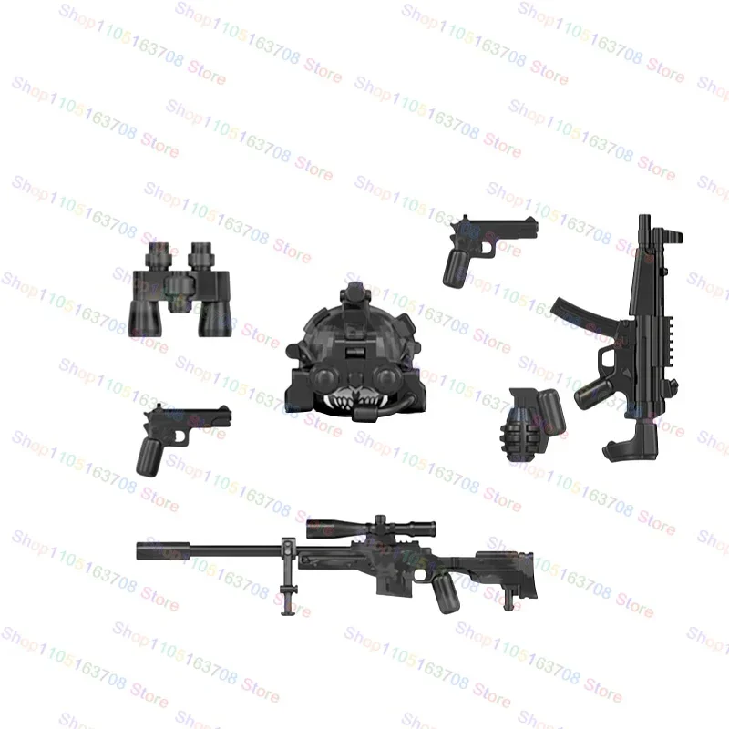 MOC военные солдаты, фигурки кукол, строительные блоки, аксессуары, модель в сборе, игрушки, подарки на Хэллоуин WM6147 WM6168 WM6169 (art.: 3920d2ebabff7) - 3920d2ebabff7