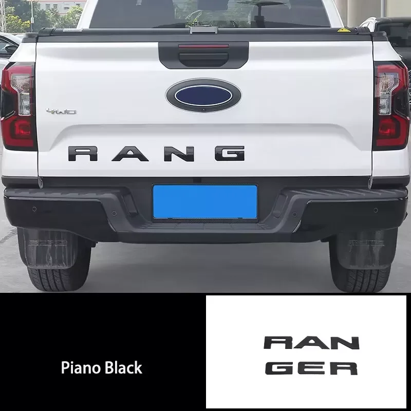 

Автомобильный эмблем, наклейка с логотипом, вставка на заднюю дверь, буквы, подходит для Ford Ranger Wildtrak T9 2024 2025, значок 3D приподнятая эмблема