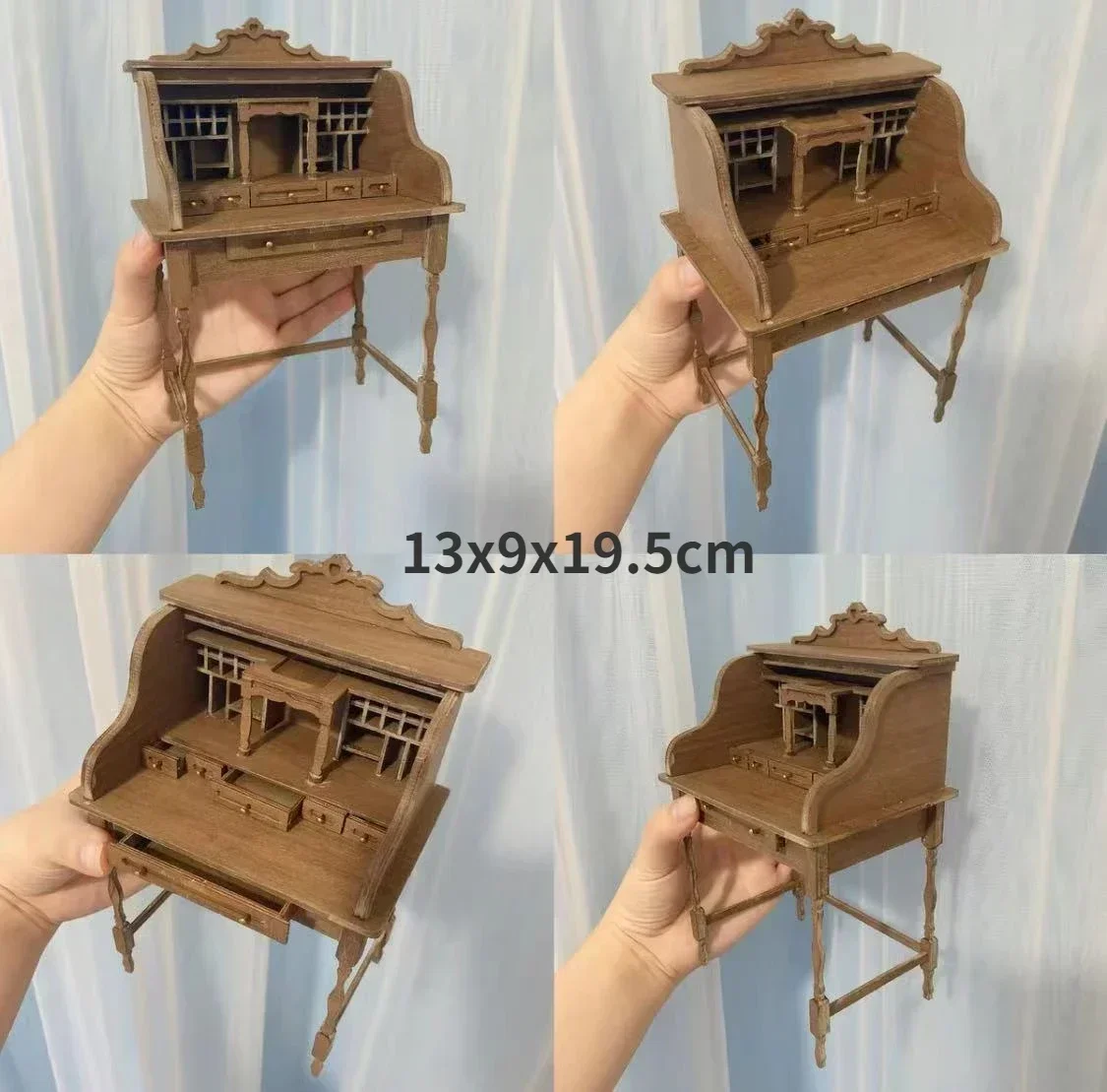 

Миниатюрный деревянный стол для одежды Bjd