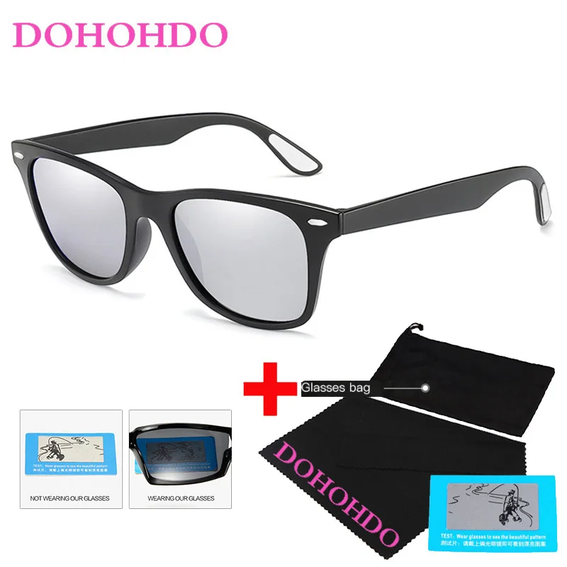 

Солнцезащитные очки DOHOHDO поляризационные для мужчин и женщин UV-400, классические, для вождения, в квадратной оправе