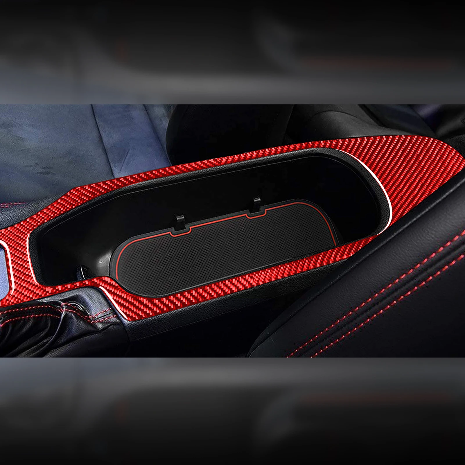 Фото Автомобильные аксессуары из углеродного волокна для Subaru BRZ, Toyota 86 GT86 2016 2017 2018 2019 2020, переключение передач, стикер на вентиляционную решетку №2