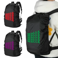 fashion backpack waterproof protective cover walls print outdoor camping hiking bag for 20 70l travel duffels pack rain covers