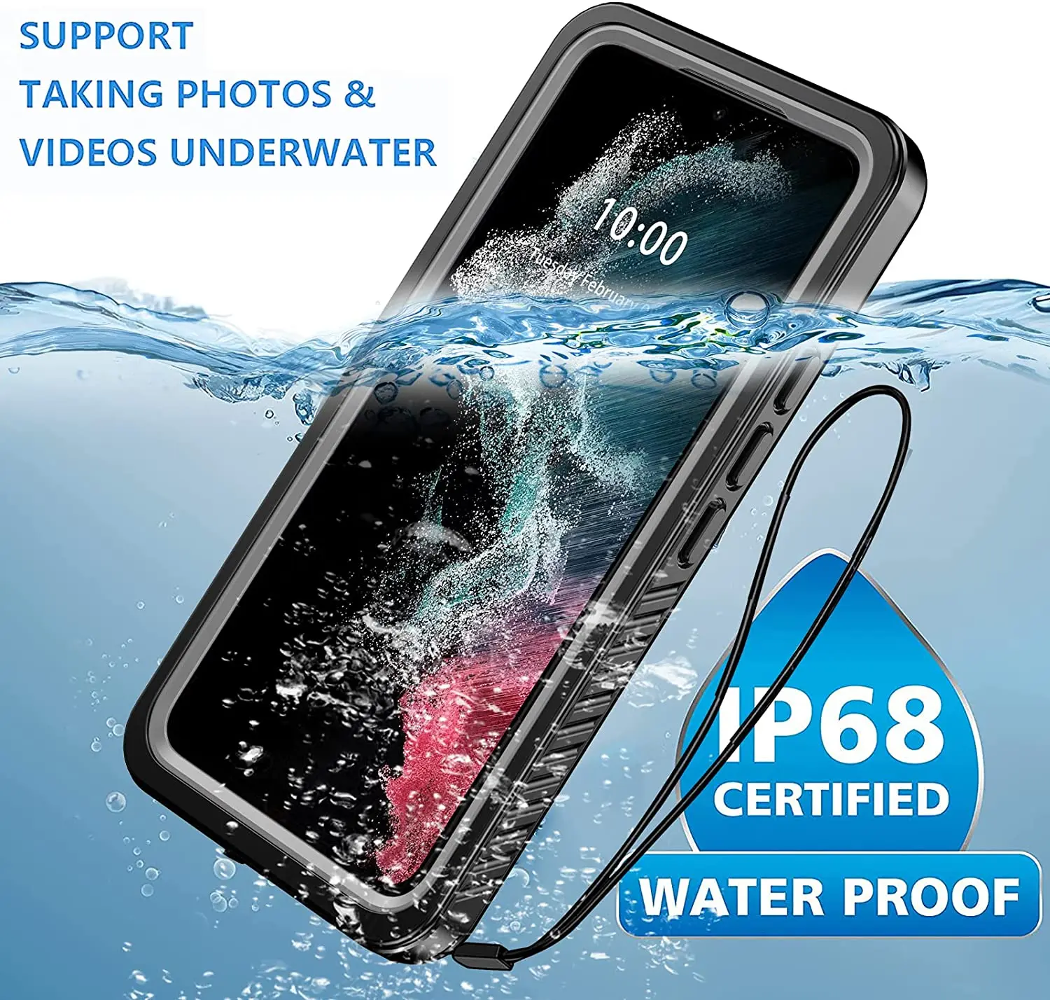 

Professional Waterproof Case for SAMSUNG Galaxy S22 Plus S21 S22 Ultra Covers Full Sealed Underwater Protective Case Coque