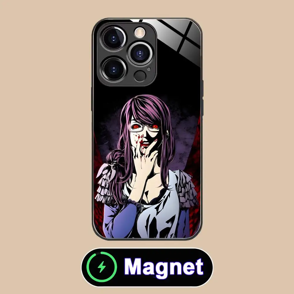 Чехол для телефона Ghoul Rize для iPhone 18 17 16 15 14 13 12 11 Air Pro Max Plus Mini с магнитным стеклом. (art.: 3920dd00c3154) - 3920dd00c3154