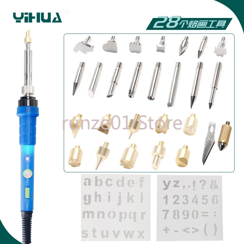 

Электронный паяльник для фотографий, набор гравировальных кистей, набор из 28 предметов