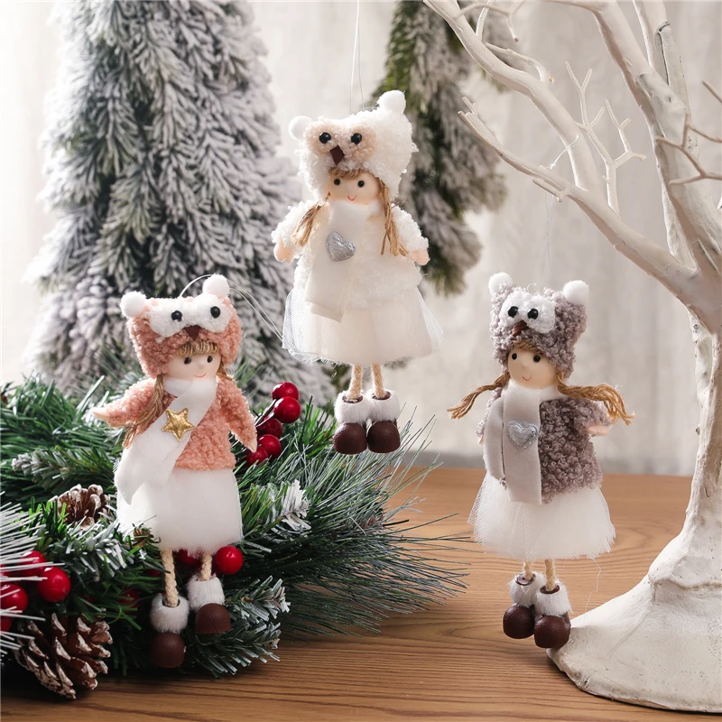 

Happy New Year 2023 Gifts Christmas Angel Doll Navidad 2022 Xmas Tree Ornaments Christmas Decorations for Home Noel Natal Decor