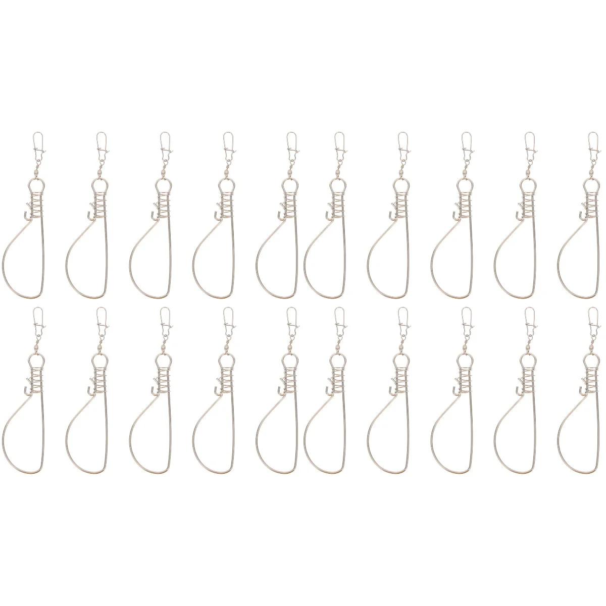 

Fish Stringer Fishing Steel Duty Heavy Lock Metal Stainless Chain Big Liverope Wire Locks Outdoor Snaps Cable Floating Hooks