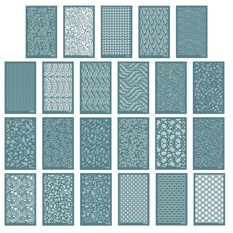 

Шелковый экран для глины, многоразовые трафареты для сережек, Шелковый экран для украшений из глины, текстурные листы для глины