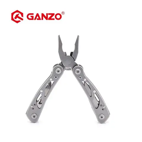 Универсальные Плоскогубцы Ganzo G104S, 11 инструментов в одном, набор ручных инструментов, набор отверток, портативный складной нож, искусственный Мультитул