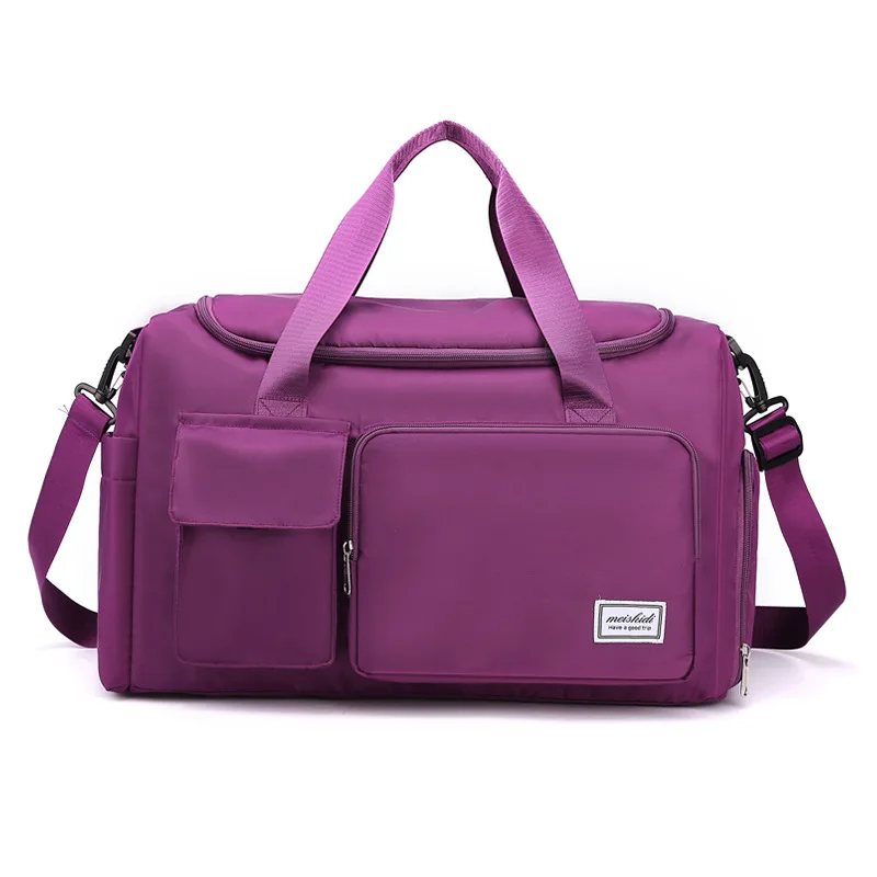 Casual Travel Luggage Women Shoulder Handbag Large Capacity Outdoor Waterproof Nylon Sports Gym Bag Female Crossbody Bags