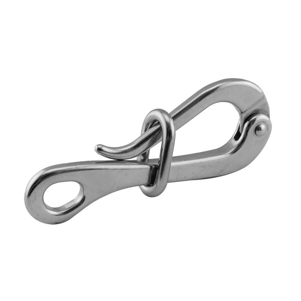 

Lifeboat Hook Carabiner Buckle Life Raft Buckles Button Quick Stainelss Steel