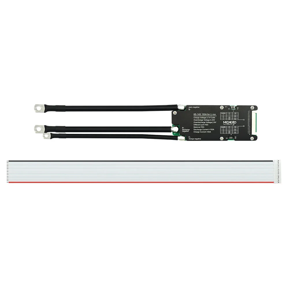 MAXKGO 8S-14S 150A 24V 48V 36V Аппаратное обеспечение BMS Плата Разделенный порт Защита