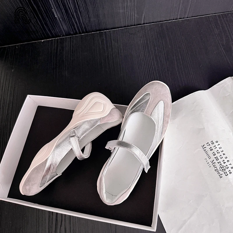 RAINBOW 33-40 женская удобная мягкая балетная обувь из натуральной кожи