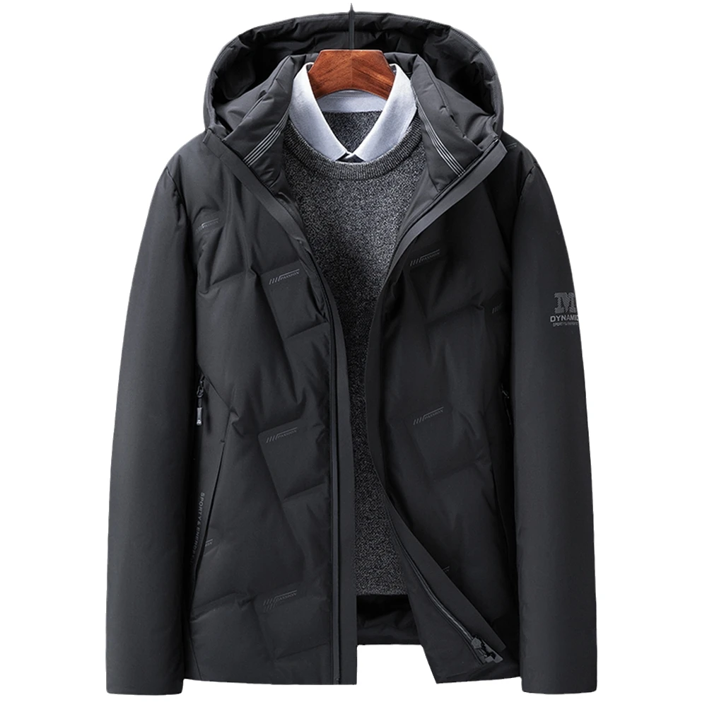 COODRONY Brand Hooded Parka 90% White Duck Down Jacket Men Clothing Top Thick Warm Winter Zipper Coat Windbreaker Overcoat Z8185