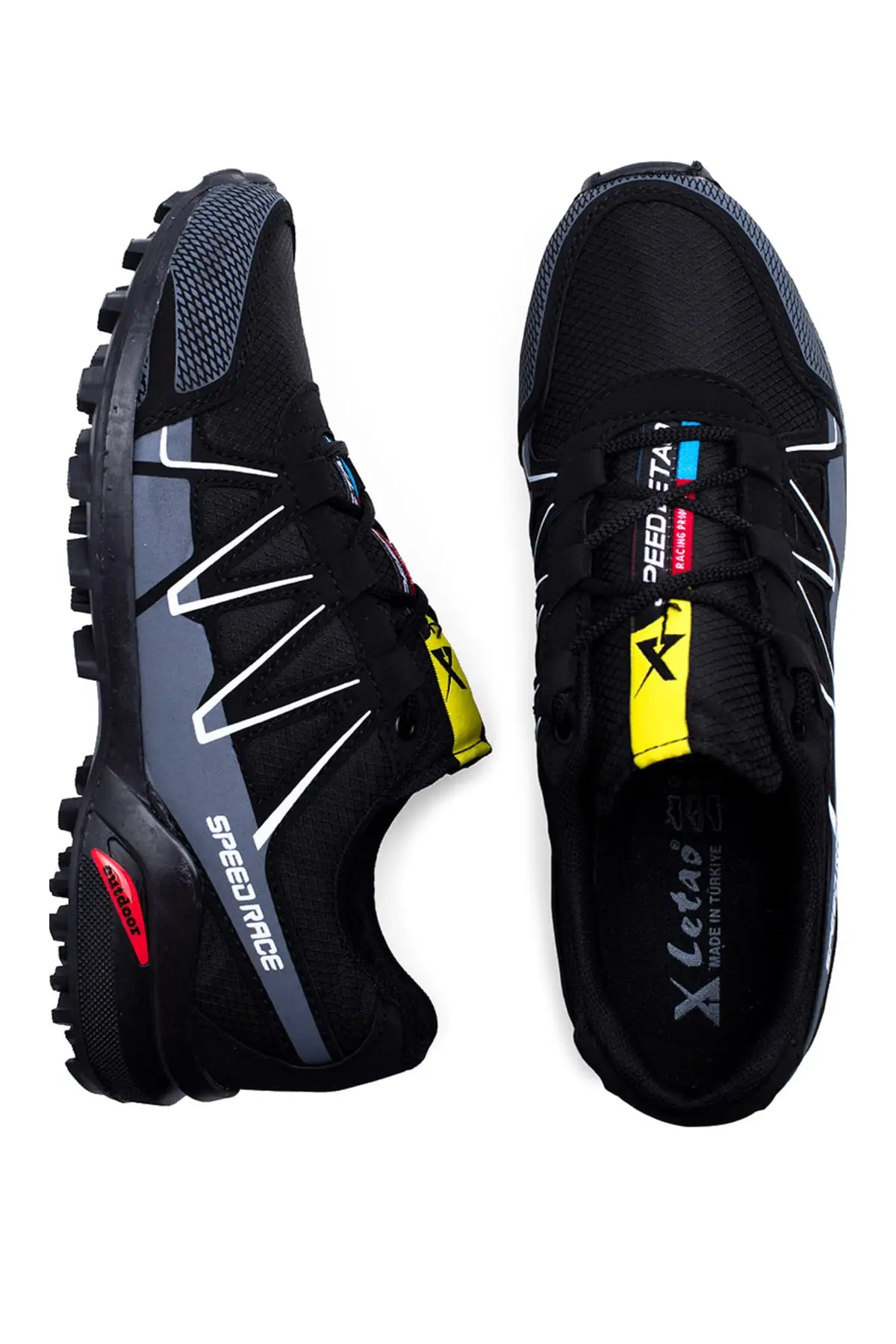 

Men Sport Footwear Black and white outdoor Breathable Sneakers Lightweight Trainers Vulcanize Shoes Comfort Cool