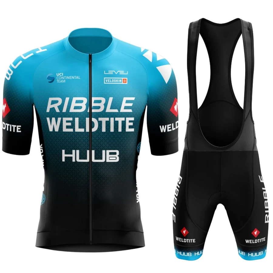 

2022 HUUB Cycling Jersey Set Summer Cycling Clothing MTB Bike Clothes Uniform Maillot Ropa Ciclismo Man Cycling Bicycle Suit