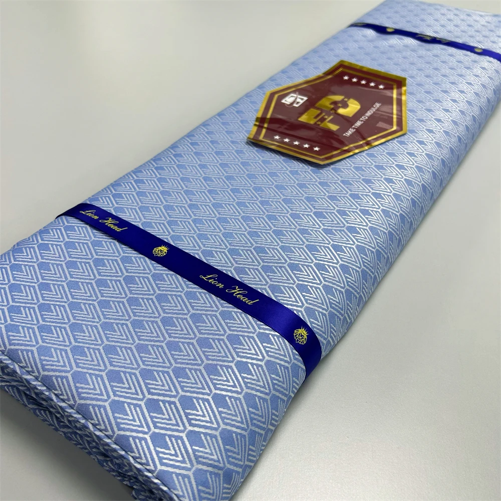 5 ярдов одежда для африканского сенатора Мужская Ткань новый материал