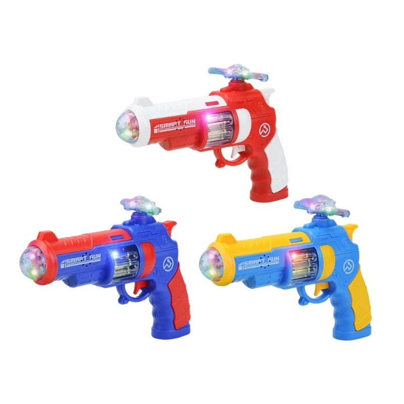 

Glowing Musical Toy Handgun Flashing Lights for Kids Great for Parties