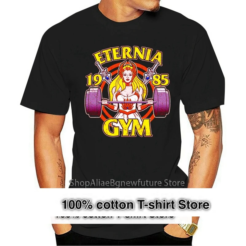 

Модная крутая Мужская футболка, Женская забавная футболка Gimnasio She-Ra, футболка с индивидуальным принтом