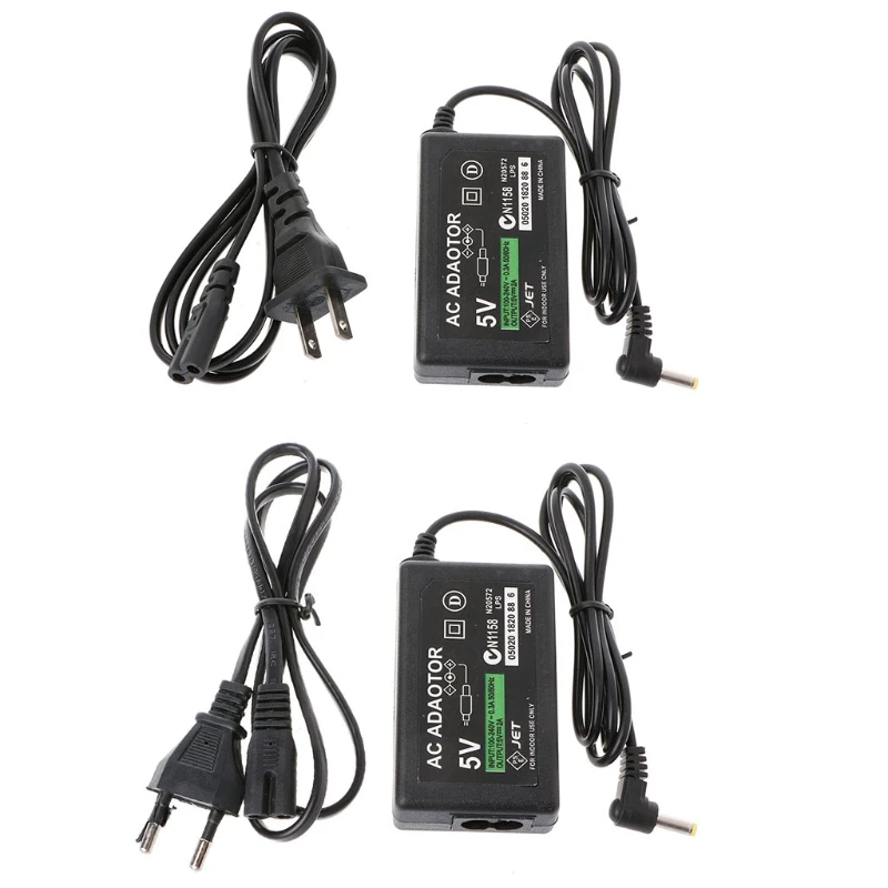 EU/US Plug 5V Home Wall Charger Power Supply AC Adapter for  PS 1000 2000