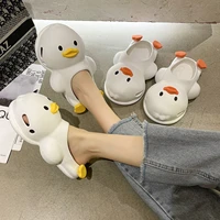 baotou summer outside wear duck sandals and slippers at home comfort set foot beach shoes slippers 2022 korean version