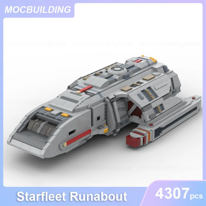 

Starfleet Runabout Model MOC Building Blocks DIY Assemble Bricks Space Educational Creative Children Toys Kids Gifts 4307PCS