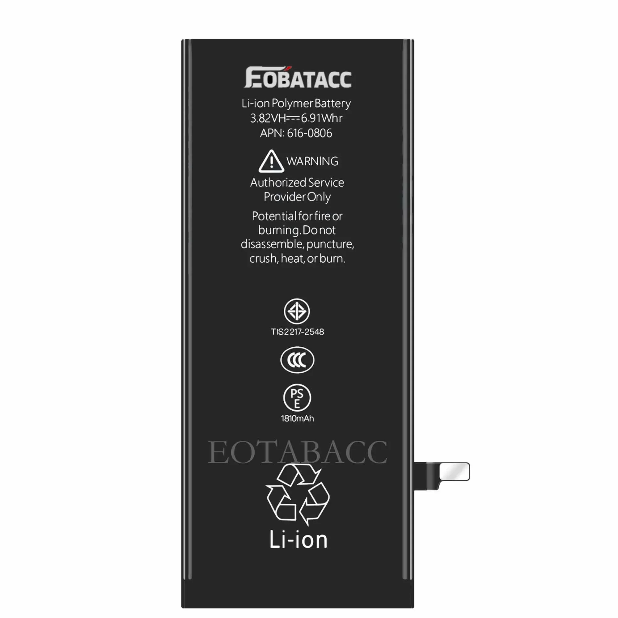 EOTABACC Высокое качество 100% оригинальный аккумулятор для iPhone 6 6G A1549/A1586/A1589/A1522/A1524/A1593