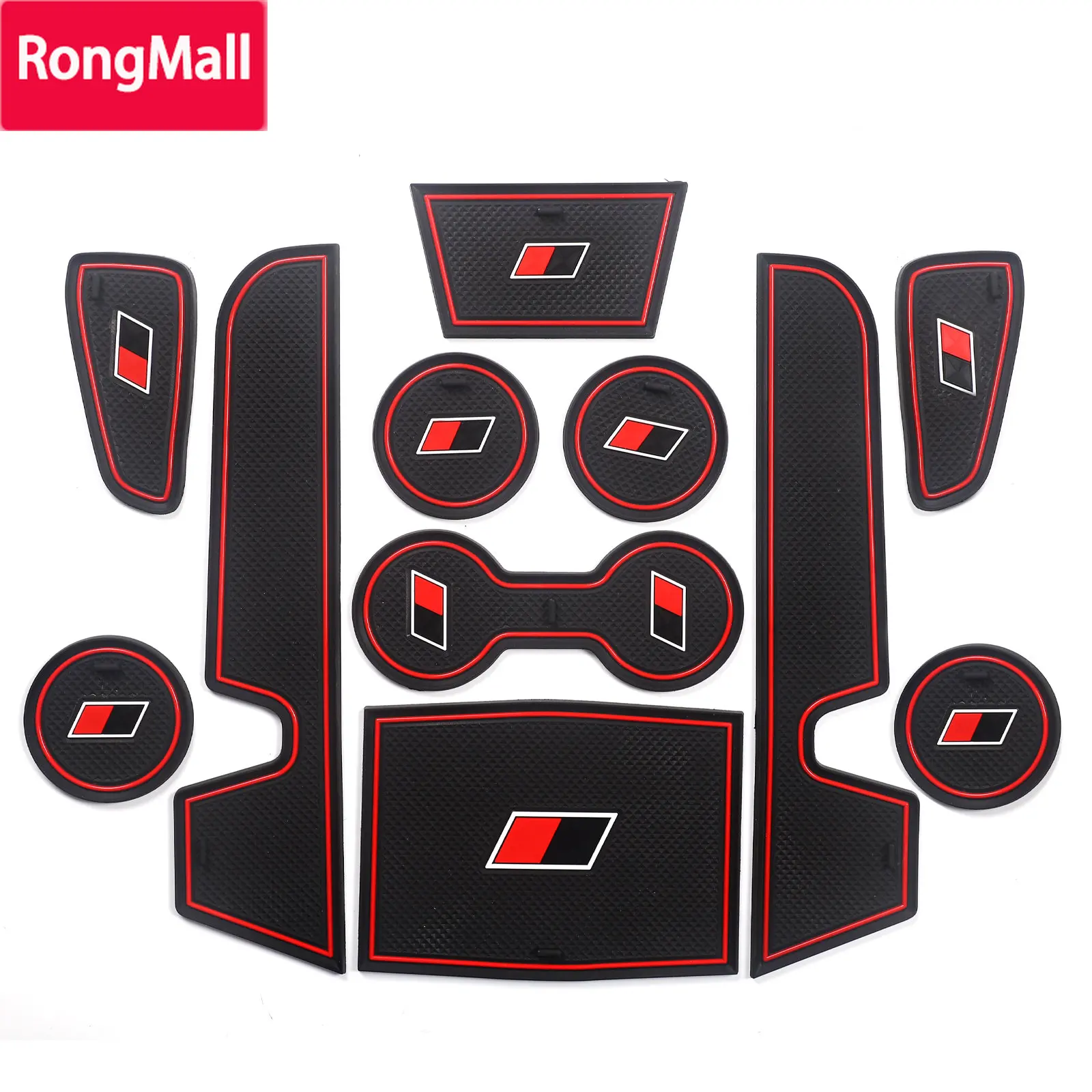 

Anti-Slip Gate Slot Mat for Toyota Corolla 2019 - 2022 GR Cup Holders Interior Accessories Non-Slip Door Pad Coasters