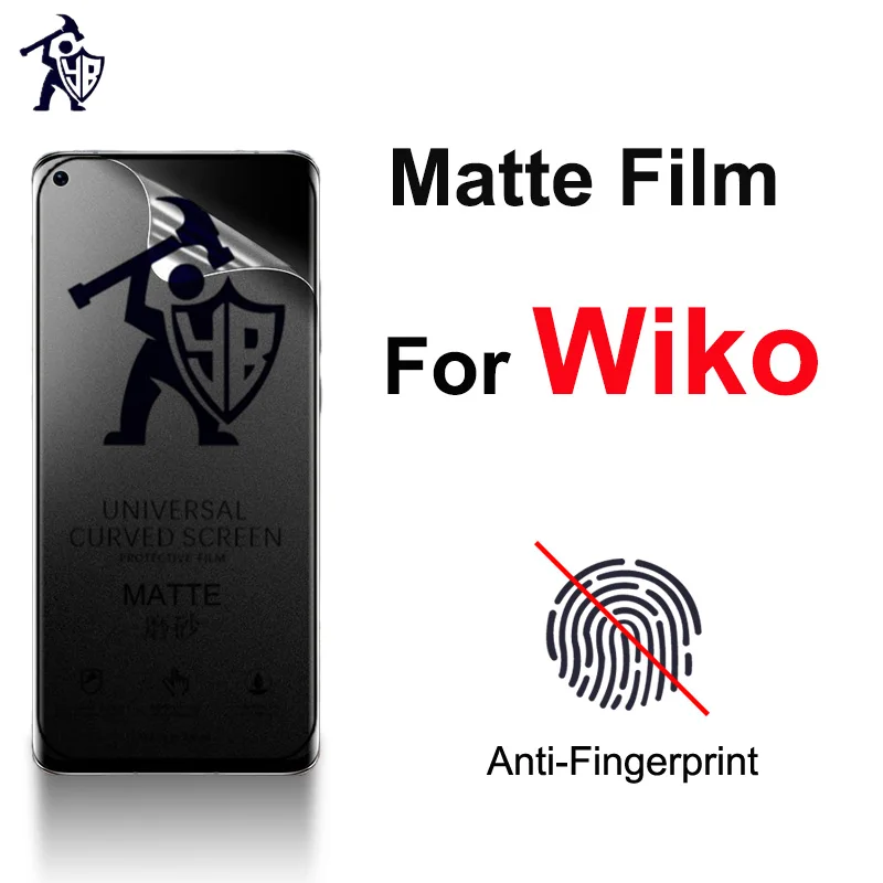 2 шт. матовая Гидрогелевая пленка для Wiko Power U10 U20 U30 Jerry2 3 4 Sunny 4 Plus Wiko T3 T10 T50 Y50 Y51 Y60 Y62 Y80, защита экрана