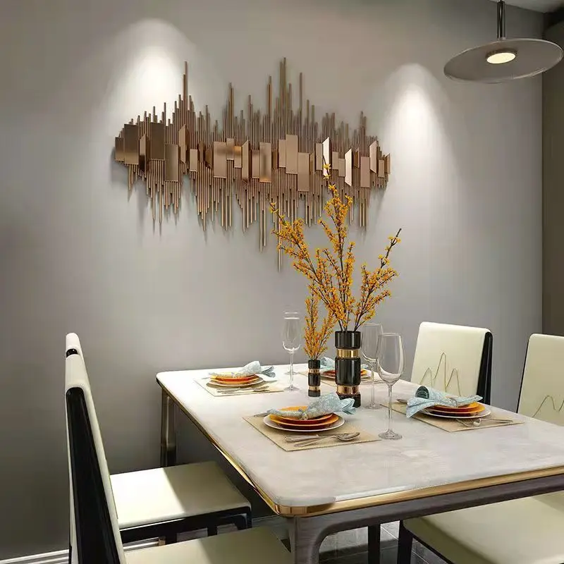 Железная искусство роскошное стильное украшение для стены трехмерное