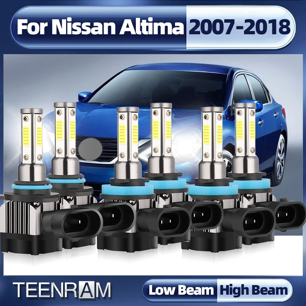

H11 LED Headlights 6000K 12V Car Lights 90W Turbo CSP Chip Car Fog Lamp For Nissan Altima 2007-2013 2014 2015 2016 2017 2018